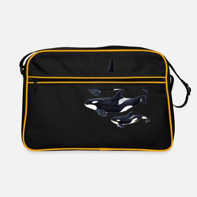 Orca - killer whale - orque Retro Bag