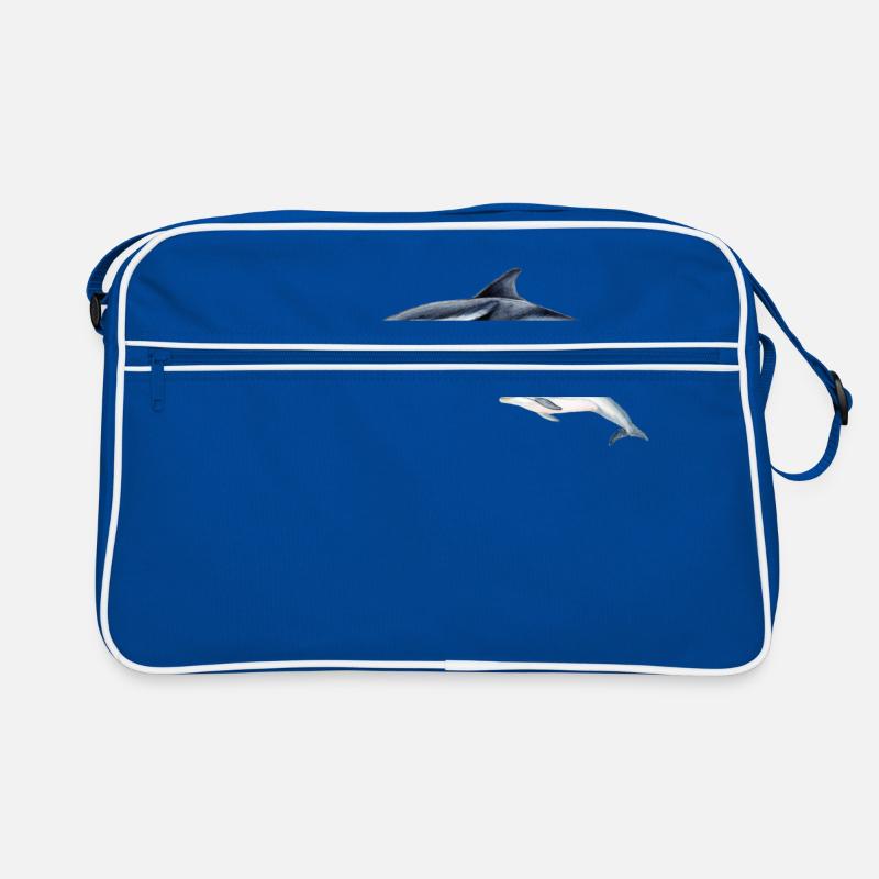 Liste Dolphin - dauphin rayé - dauphin Sac Retro