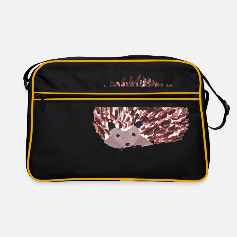 Hérisson - Sac Retro - noir/or