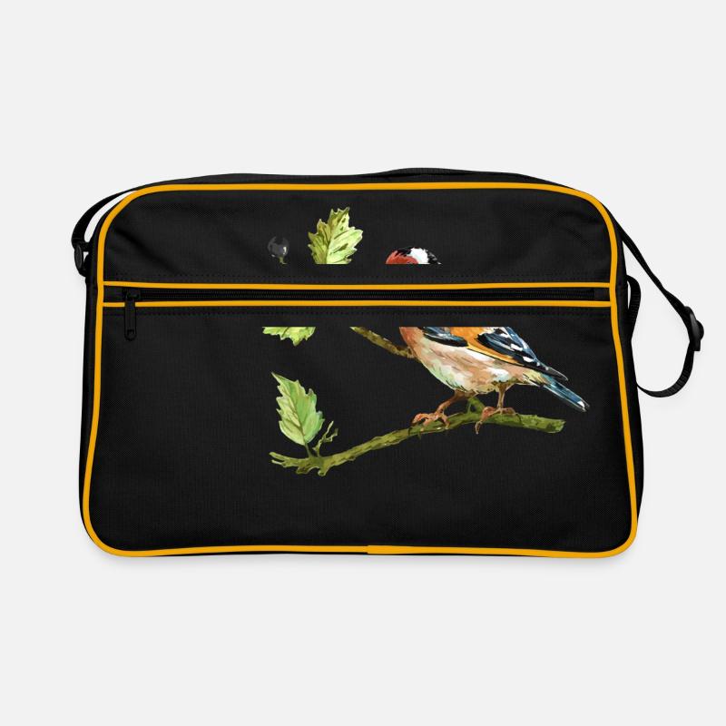 Goldfinch - Retro Bag - black/gold