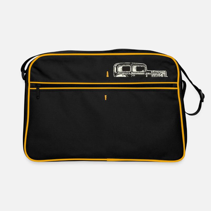 Geschenk Heartbeat Oldtimer Retro Tasche