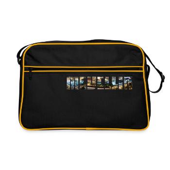 Colombia Medellin - Retro Bag - black/gold - Front