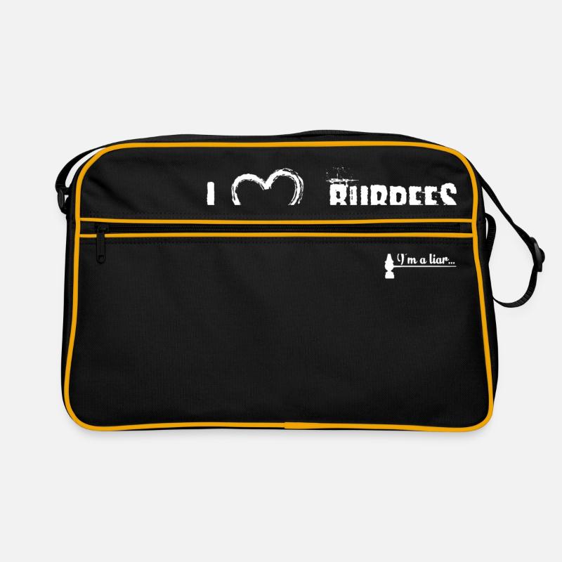 Ich liebe Burpees Retro Tasche