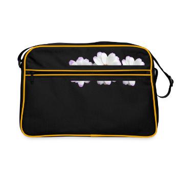 flowers flowers plants plants garden garden4 - Retro Bag - black/gold - Front