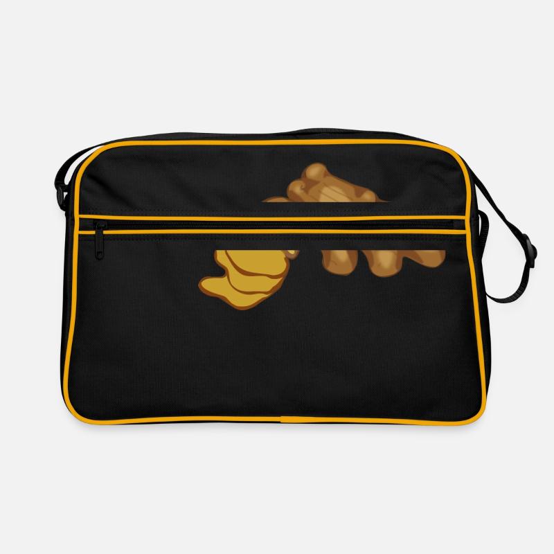 ginger ingwer veggie gemuese vegetable1 Retro Tasche