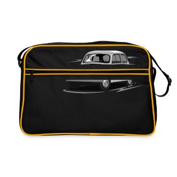  P50 - Retro Tasche - Schwarz/Gold - Vorne