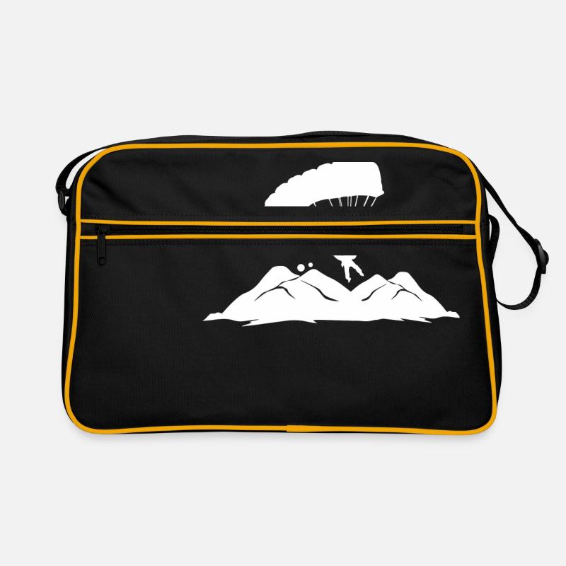 Paragliding Paragliding Paraglider hobby - Retro Bag - black/gold