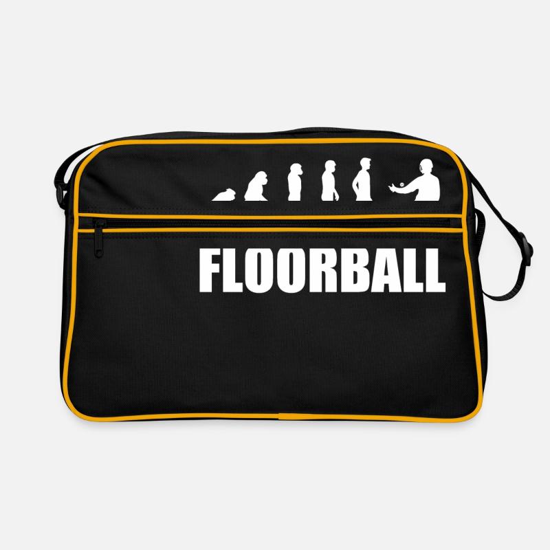 Floorball Goalkeeper - Retro Tasche - Schwarz/Gold