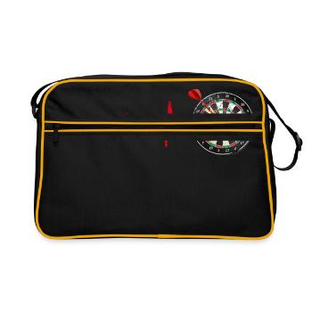 Gift heartbeat darts - Retro Bag - black/gold - Front