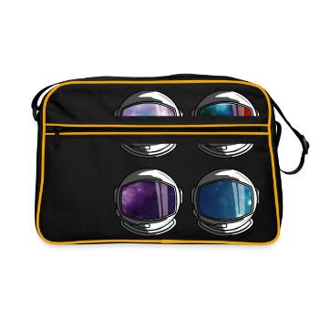 Ready for the flight - Retro Bag - black/gold - Front