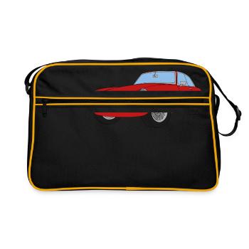 MGB-FARBE - Retro Tasche - Schwarz/Gold - Vorne