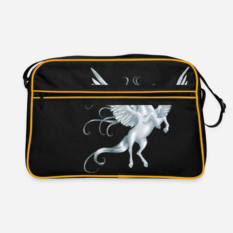 Pegasus with spread wings Retro Bag