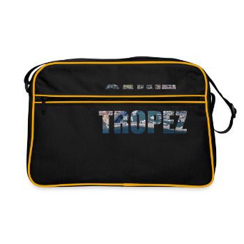 FRANCE SAINT TROPEZ - Sac Retro - noir/or - Devant
