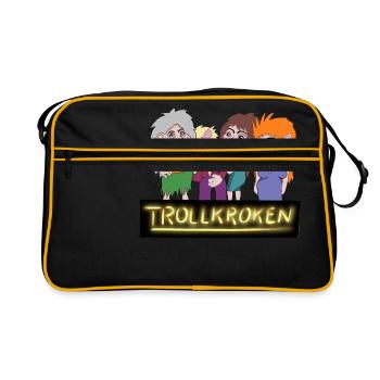 crochet Troll - Sac Retro - noir/or - Devant