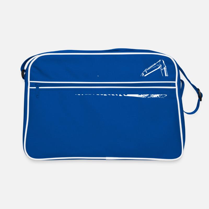 BAGGER BERUF GESCHENK JOB TIEFBAU RAUPE DIGGER Retro Tasche