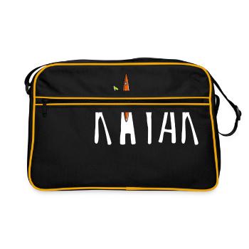 KAYAK - Bandes dessinées - Paddle Watersports - Sac Retro - noir/or - Devant