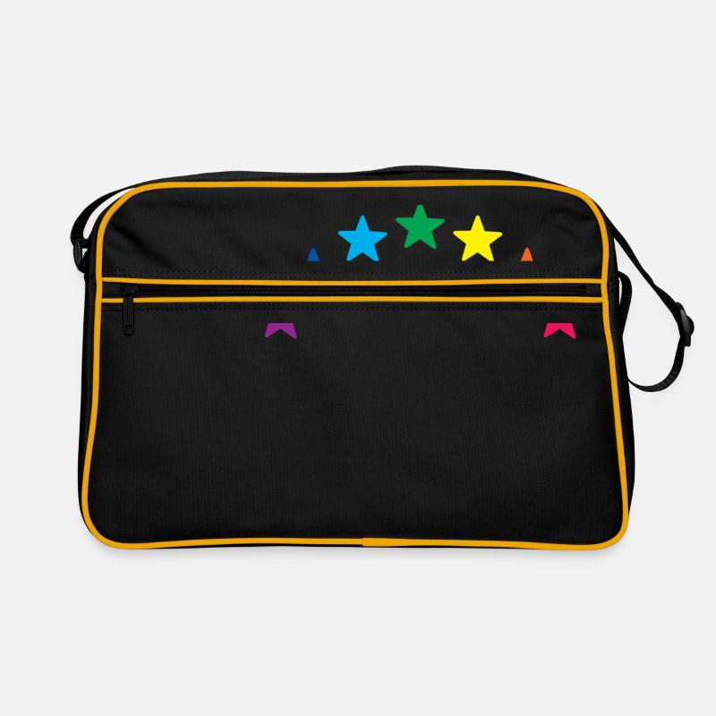 Rainbow Stars Retro Bag