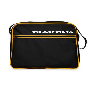 Ficken - Retro Tasche - Schwarz/Gold - Vorne