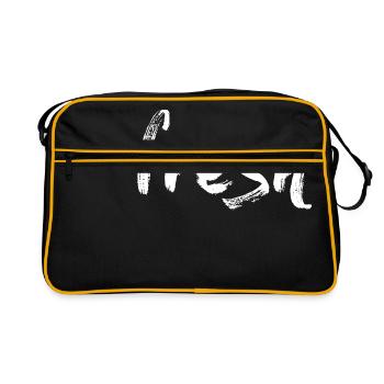 Fresh Style - Retro Bag - black/gold - Front