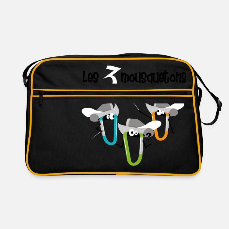 Les 3 mousquetons Sac Retro