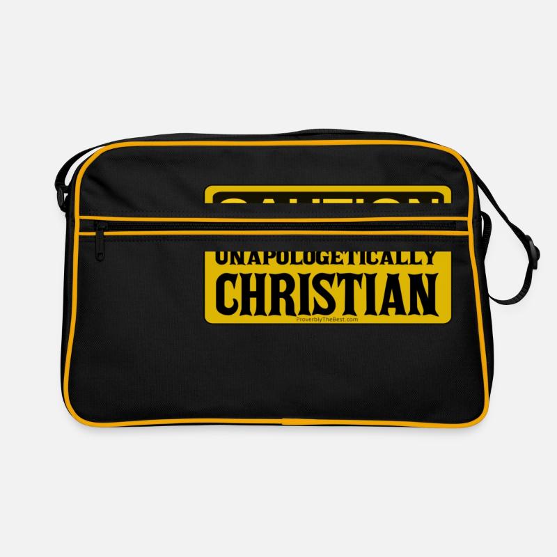 Unapologetisch christlich Retro Tasche