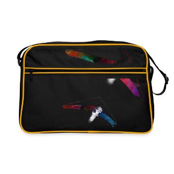#paraglider d’art sportif en parapente - Sac Retro - noir/or - Devant