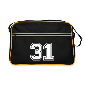 31 - Retro Bag - black/gold - Front