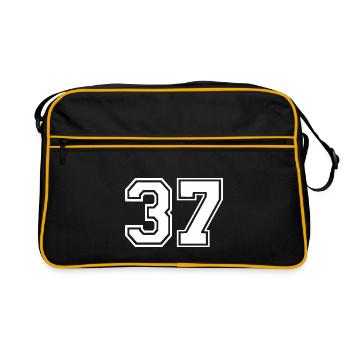 37 - Retro Bag - black/gold - Front