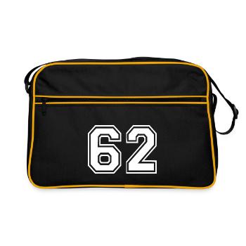 62 - Sac Retro - noir/or - Devant