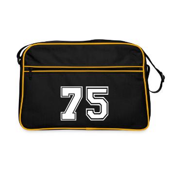 75 - Sac Retro - noir/or - Devant