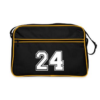 24 - Sac Retro - noir/or - Devant