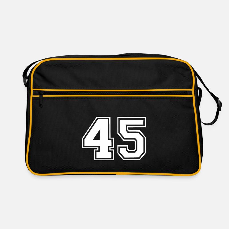 45 - Sac Retro - noir/or