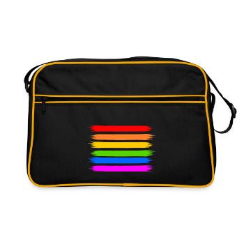 Lgbt - Sac Retro - noir/or - Devant