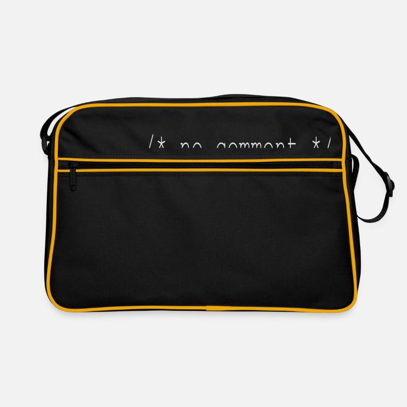 No Comment! Gift idea for computer scientists Retro Bag