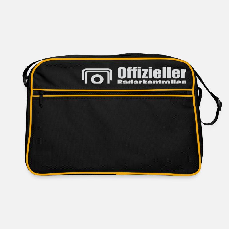 Offizieller Radarkontrollen testfahrer lustig Retro Tasche