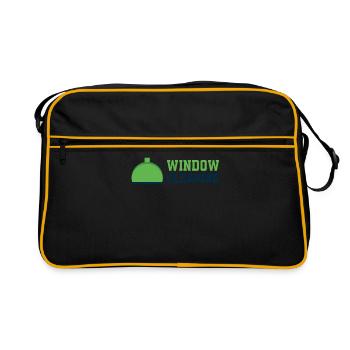 I love window cleaning - Retro Bag - black/gold - Front