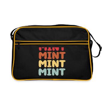 Menthe - Sac Retro - noir/or - Devant