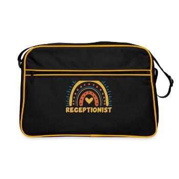 Chemise de réceptionniste parfaite - Sac Retro - noir/or - Devant