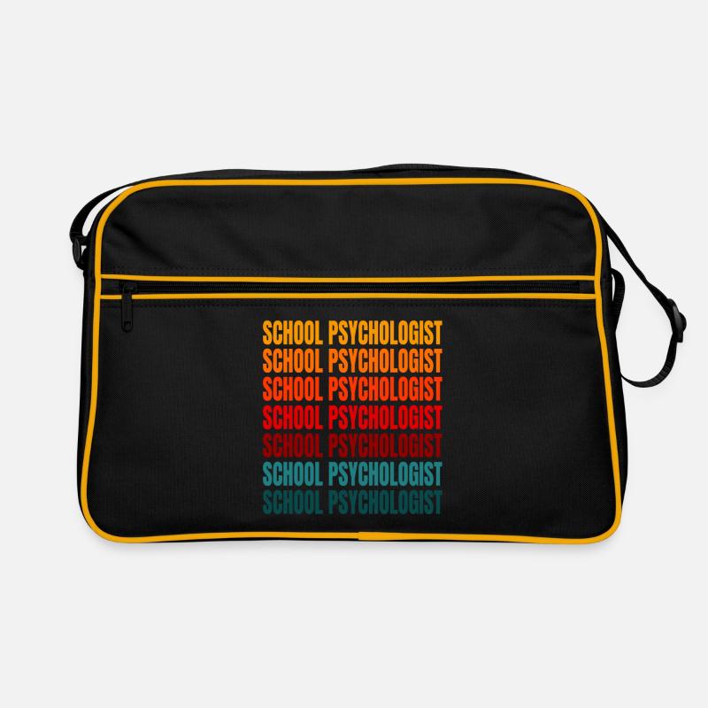 Schulpsychologe Retro Tasche