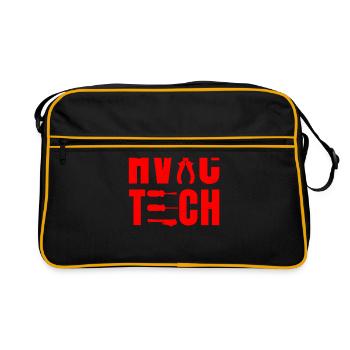 Technologie de chauffage, de ventilation et de climatisation - Sac Retro - noir/or - Devant