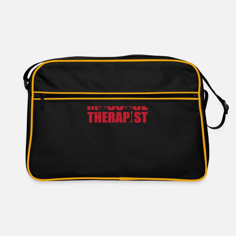 Great massage therapist design Retro Bag