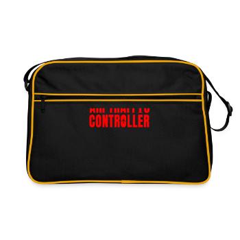 Contrôleur de la circulation aérienne - Sac Retro - noir/or - Devant