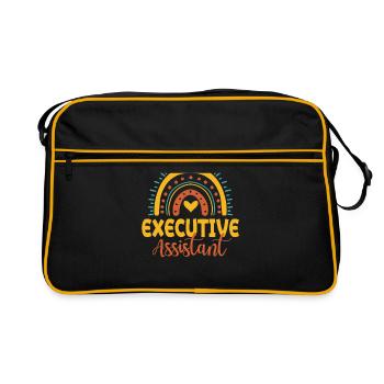 Assistante du Directeur Général Boho Rainbow - Sac Retro - noir/or - Devant