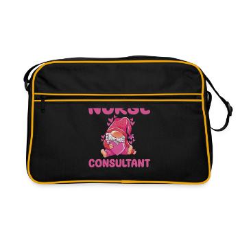 Nurse Consultant Dwarf - Retro Bag - black/gold - Front