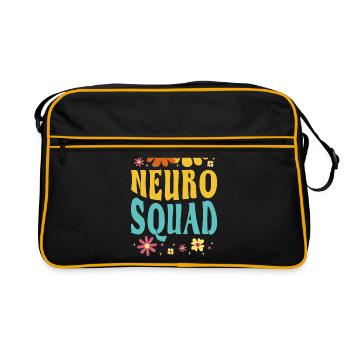 Tenue fleurie Neuro Squad Neuroscience - Sac Retro - noir/or - Devant