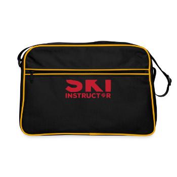 Moniteur de ski - Sac Retro - noir/or - Devant