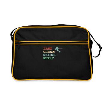 C’est ma dernière chemise de ski à crampons - Sac Retro - noir/or - Devant