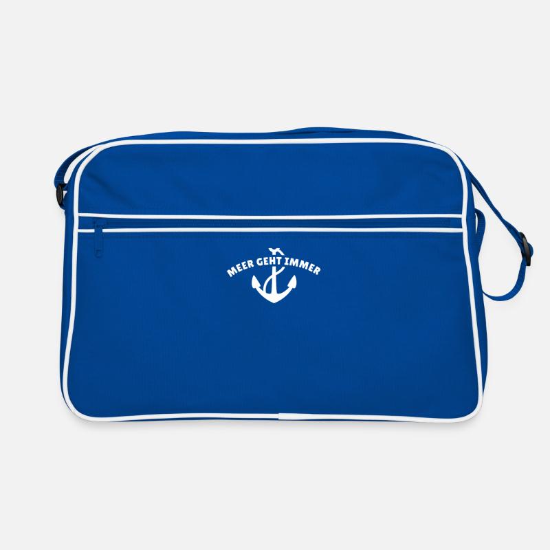Meer geht immer Retro Tasche