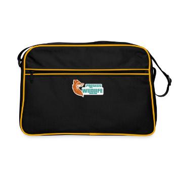 Protéger la faune - Sac Retro - noir/or - Devant