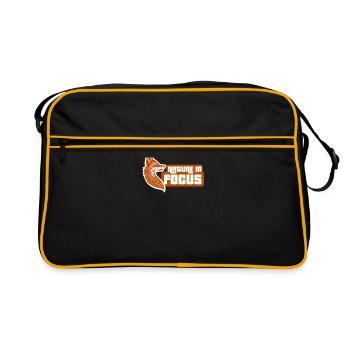 Nature in focus - Retro Bag - black/gold - Front